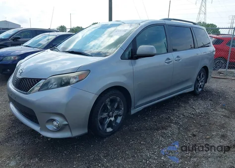 2011 Toyota Sienna Se from USA, damaged, VIN 5TDXK3DC4BS152605